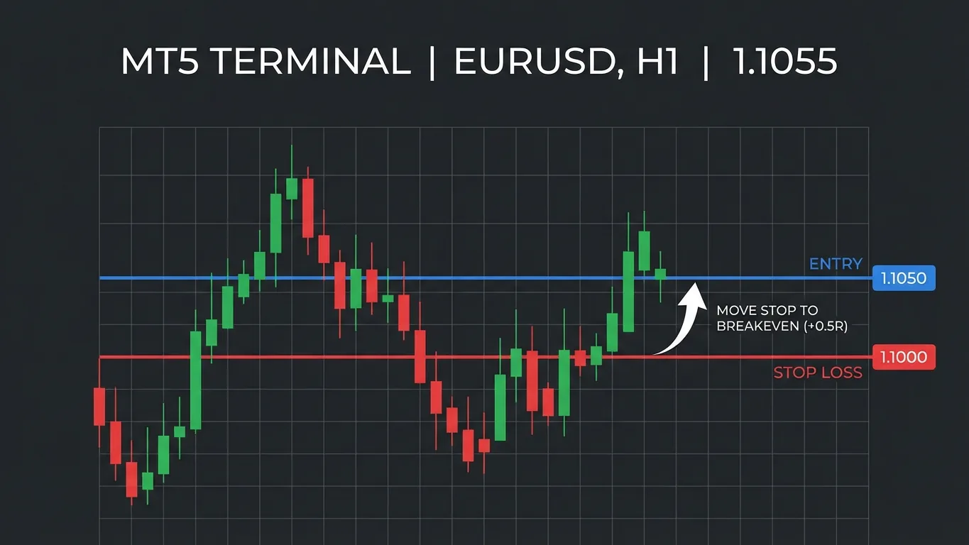 forex break even move